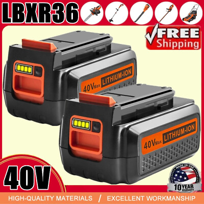 #ad 40V Lithium Battery for Black and Decker LBXR36 2.0AH 40 Volt Max LBX2040 3.0Ah $25.00