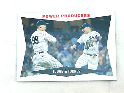#ad 2020 Topps Archives #60CC JT Power Producers Aaron Judge Gleyber Torres $8.00