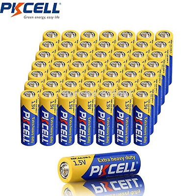 #ad 12 20 24pcs 1.5V AA Batteries Heavy Duty R6P UM3 PC1500 ND61R Zinc Carbon New $6.59
