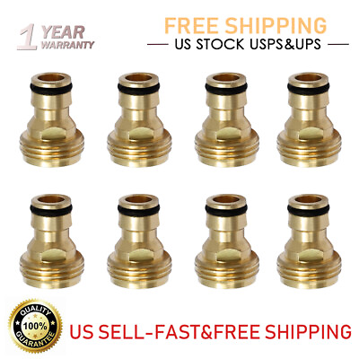 #ad #ad 3 4Inch Garden Hose Quick Connect Water Hose for Brass Female Male Connector Set $13.07