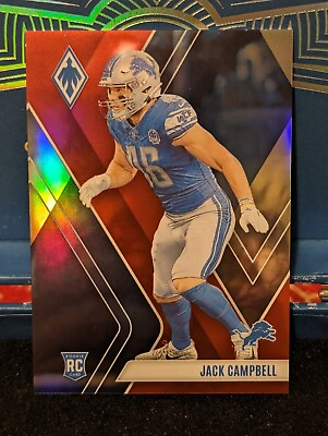 #ad 2023 Panini Phoenix Jack Campbell Red Parallel Rookie # 250 DETROIT Lions #149 $2.99