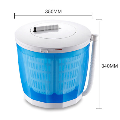 #ad Portable Mini Washer Spin Dryer Manual Laundry Washing Machine For Traveling US $48.88