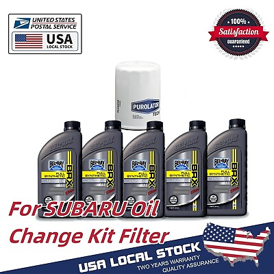 #ad #ad Replace SUBARU Oil Change Kit Filter Gasket 5 Qts Synthetic 5W20 Turbo WRX STI $55.67