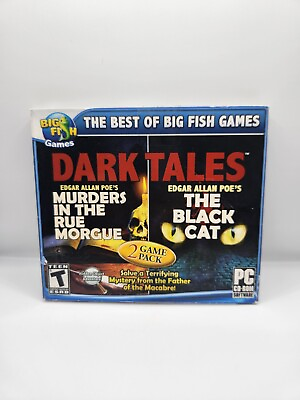 #ad Big Fish Dark Tales: Murders of The Rue Morgue The Black Cat PC Game $7.99