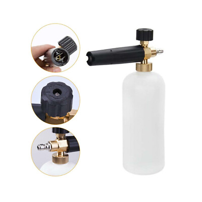 #ad Snow Foam Lance Cannon Soap Bottle Sprayer For Pressure Washer Gun Jet Car Wash $22.99