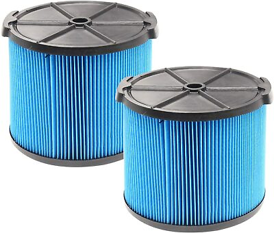 #ad 2 Pack VF3500 Filter Replacement for Ridgid 3 4.5 Gallon Vacuum Cleaners 3 Layer $26.05