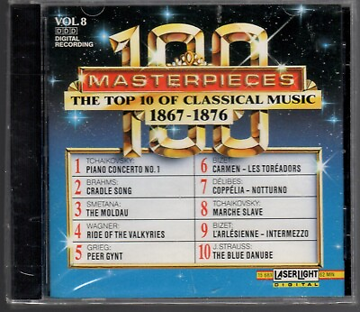 #ad #ad The Top Ten of Classical Music Volume 8 1867 1876 Audio CD Brand New Sealed $5.99