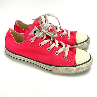 #ad Converse Chuck Taylor Youth Sz 3 35 All Star Hot Pink Low Top Sneaker 314063F $25.00