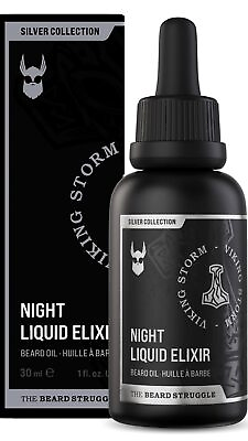 #ad Beard Oil for Men by Beard Struggle Night Liquid Elixir Beard Growth Oil 1 Oz $27.99