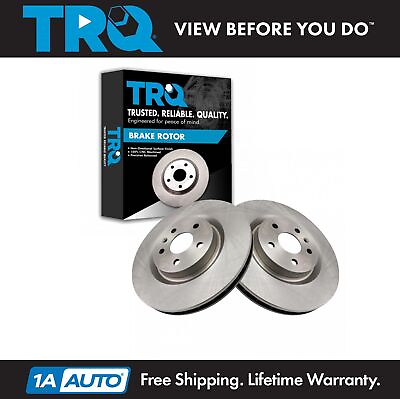 #ad TRQ Front Discs Brake Rotors Pair for Chevy Camaro SS Regal Turbo G8 GXP $134.95