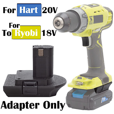 #ad For HART 20V Lithium Battery Convert To For Ryobi Power 18v Tools Adapter Only $20.49