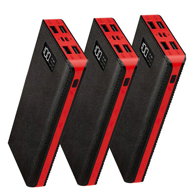 #ad 9000000mAh Portable Power Bank USB LCD External Battery Charger For Cell Phone $18.04