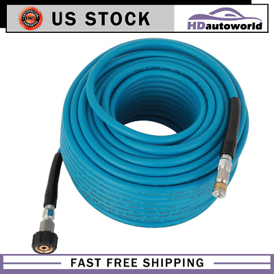 #ad for Pressure Washer 5800PSI 1 4quot; NPT Drain Cleaner Hose High Quality $67.73