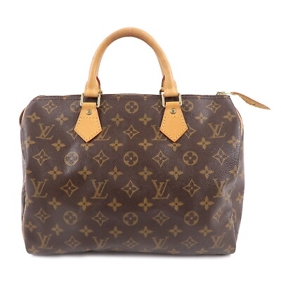 #ad Auth Louis Vuitton Monogram Speedy 30 Hand Bag Boston Bag M41526 Used $692.10