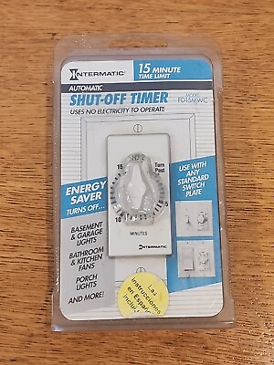 #ad Intermatic Timer Switch Light In Wall Auto Off Spring Wound 20 Amp 15 Minute $35.00