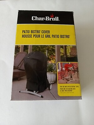 #ad Char Broil Black PVC Polyester Grill Cover 27 H x 27 W x 26 D in. for Patio Bist $16.00