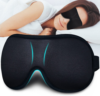 #ad Sleep Mask for Women Men Ultrathin Light Blocking Sleeping Mask No Pressure on $8.21