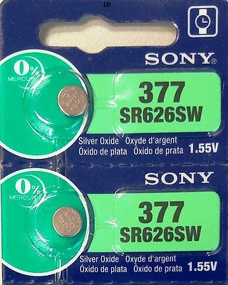 #ad #ad MURATA SONY 377 SR626SW 2 piece SR626 V377 Watch Battery US seller $1.89