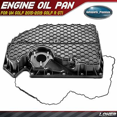 #ad Lower Engine Oil Pan with Gasket for Audi A3 2013 2020 VW Golf 2015 2018 L4 2.0L $56.99
