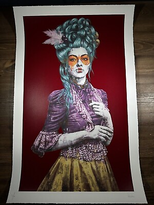 #ad “Madeleine” Art Screen Print Poster By FinDac Signed Edition Of 125 With COA $750.00