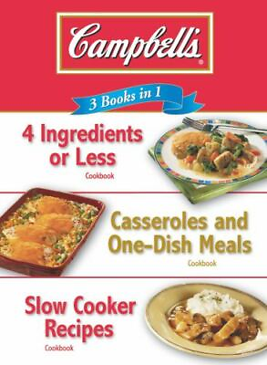 #ad Campbell#x27;s 3 Books in 1: 4 Ingredients or Less Co 1412725836 plastic comb Ltd $4.32