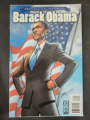 #ad #ad PRESIDENTIAL MATERIAL: BARACK OBAMA #1 2008 IDW COMICS J. SCOTT CAMPBELL COVER $7.99