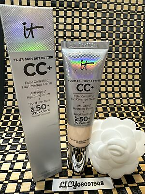 #ad IT Cosmetics CC Color Correcting Full Coverage Cream ￼ Fair Exp 01 25 $19.99