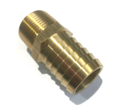 #ad 1quot; Hose ID to 3 4quot; Male NPT MNPT Straight Brass Fitting Gas Fuel Water Air $6.76
