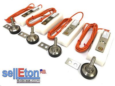 #ad GX 1 SSH 4k Package of 4 Shear Beam Load Cell Stainless SteelSeald4000LBNTEP $448.00