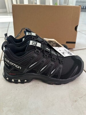 #ad Salomon Womens XA PRO 3D GTX W Hiking Shoe Black Black Mineral Grey Size 6.5 New $84.94