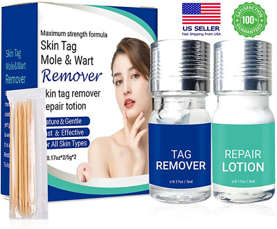 #ad Skin Tag Remover and Repair Liquid Mole Corrector Wart Skin Tag Foot Corn remove $8.99