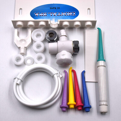 #ad Dental Toothbrush Faucet Diverter Oral Irrigator Gum Water Flosser Hydro Cleaner $14.24