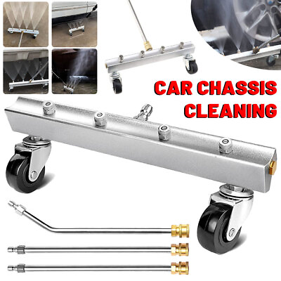 #ad 4000PSI Under Car Pressure Washer Undercarriage Cleaner Underbody Wash Broom $34.79