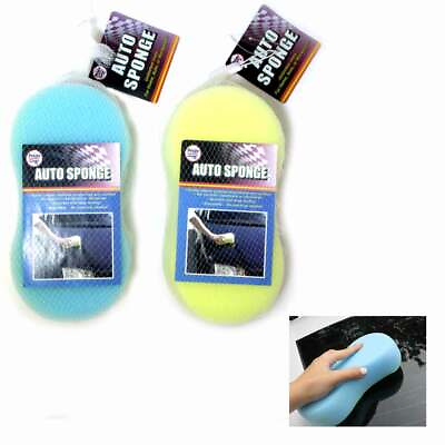 #ad 2 Pc Nonslip Cleaning Foam Sponge Auto Car Vehicle Washing Pad Cleaner Tool Wash $8.02
