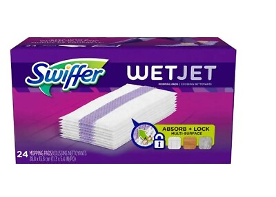 #ad Swiffer Wet Jet Cleaning Refill Pads Unscented 24 Count $23.99