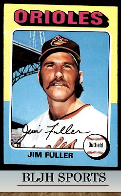#ad 1975 Topps #594 Jim Fuller Baltimore Orioles $1.51