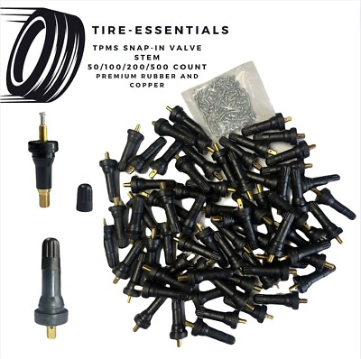 #ad 50 100 200 500 TPMS Valve Stem Rubber Rebuild Kit for Tire Pressure Sensor $243.99