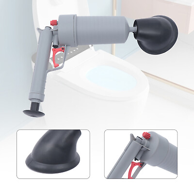 #ad #ad Air Drain Blaster Gun Pump High Pressure Plunger Toilet Sink Pipe Clog Remover $21.00