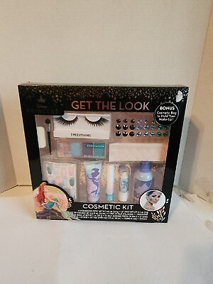#ad Disney Princess The Little Mermaid Ariel Cosmetic Makeup Kit Get The Look New $8.00