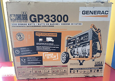 #ad Generac GP 3300 Generator NEW $445.00