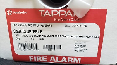 #ad Tappan 500#x27; of E75610 Fire Alarm Signal Cable $119.99