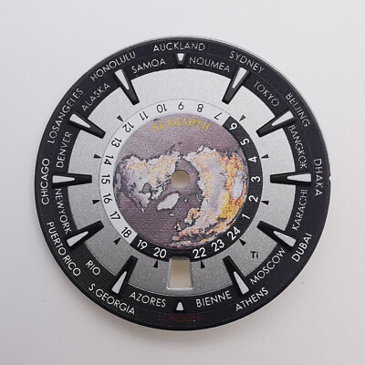 #ad 33.5mm sterile gray luminous watch dial fit 6 o#x27;clock calendar NH35 movement $14.10
