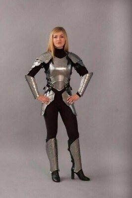 #ad Medieval Larp Warrior Steel quot;Queen of the elvesquot; Lady Female Full Suit Of Armor. $349.63