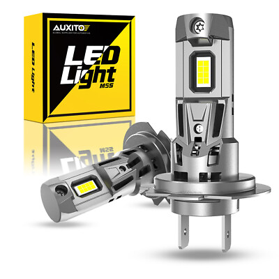 #ad H7 LED Headlight Bulb Kit High Beam 6500K 50000LM White Bulbs Bright Lamp CANBUS $28.99