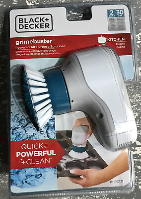 #ad Black Decker Grimebuster Powered All Purpose Scrubber BHPC131 kitchen tool NEW $21.21