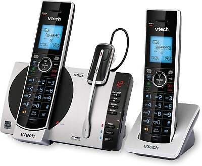 #ad VTech DS6771 3 Cordless Phone Answering Machine Connect to Cell DECT 6.0 $79.90