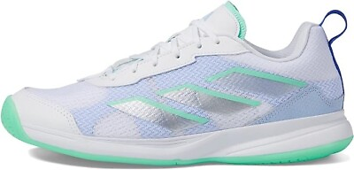 #ad #ad Adidas Women#x27;s AvaFlash Tennis Shoe Sneaker White Green Blue HP5272 Size 8.5 NEW $57.94