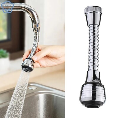 #ad Kitchen Gadgets 2 Modes 360 Rotatable Bubbler High Pressure Faucet Extender Wate $5.99
