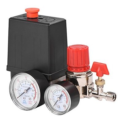 TOPINCN Air Compressor Valve Air Pressure Regulator Air Compressor Pressure S... #ad $25.36