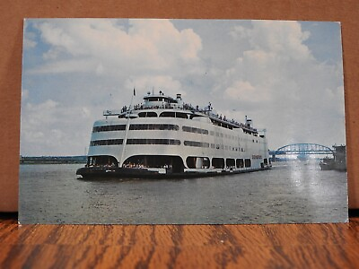 #ad Steamer Admiral St Louis Missouri Photochrome Post Card $3.00